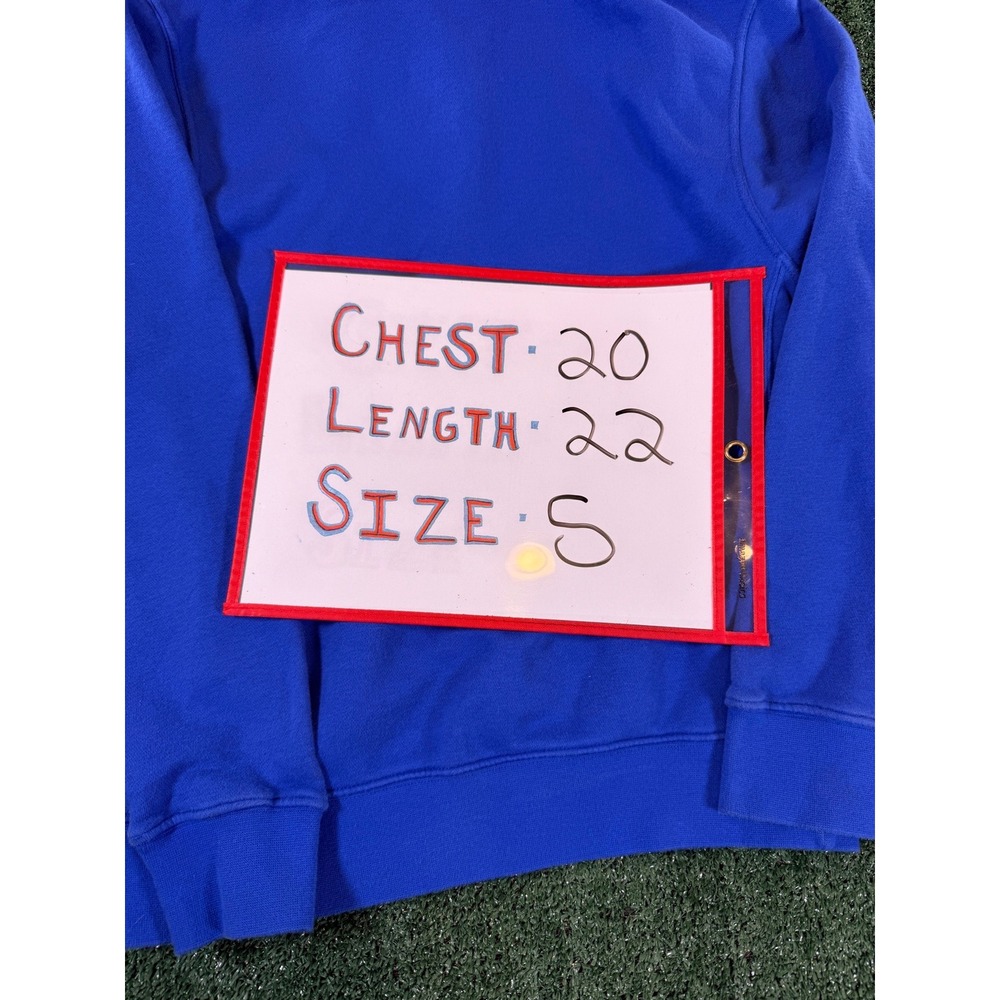 Nike Royal Blue Pullover Hoodie Embroidered Swoosh Logo Size Small